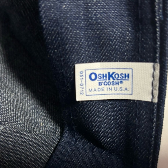 VTG SALE Oshkosh B'Gosh Railroad Conductor Snapback Train Hat Made in USA NEW - Picture 5 of 10